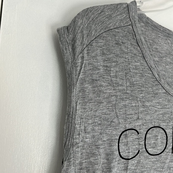 Loyal Army Scoop Neck Coffee Spirit Animal Super Soft Top - Picture 5 of 6